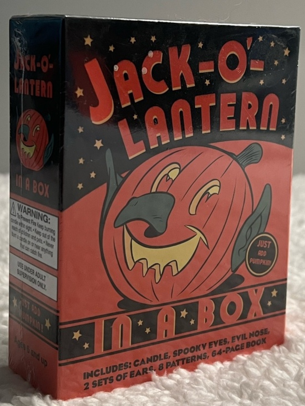 Roadshow Jack-O-Lantern in A Box Pumpkin Kit Just Add Pumpkin
